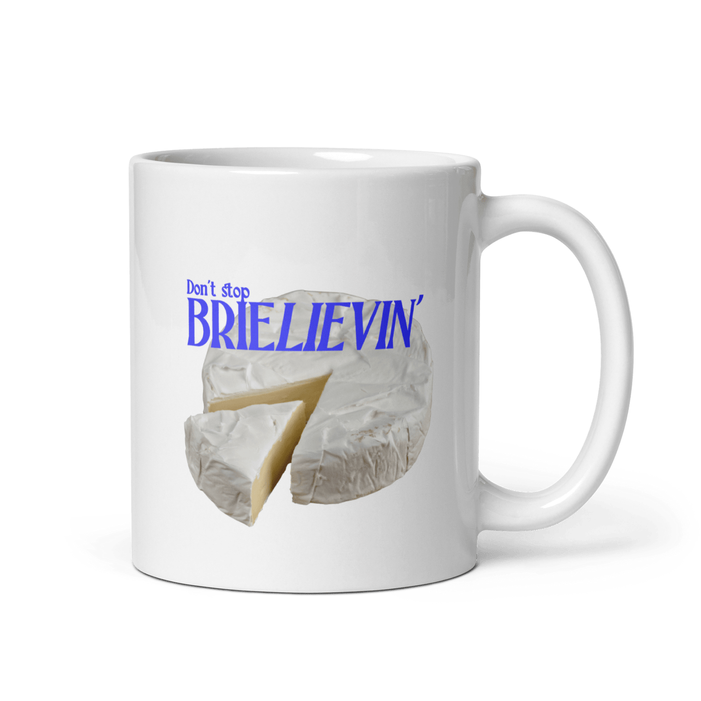 Don't Stop Brie - livin Mug - Polychrome Goods π