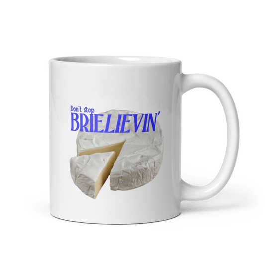 Don't Stop Brie - livin Mug - Polychrome Goods 🍊