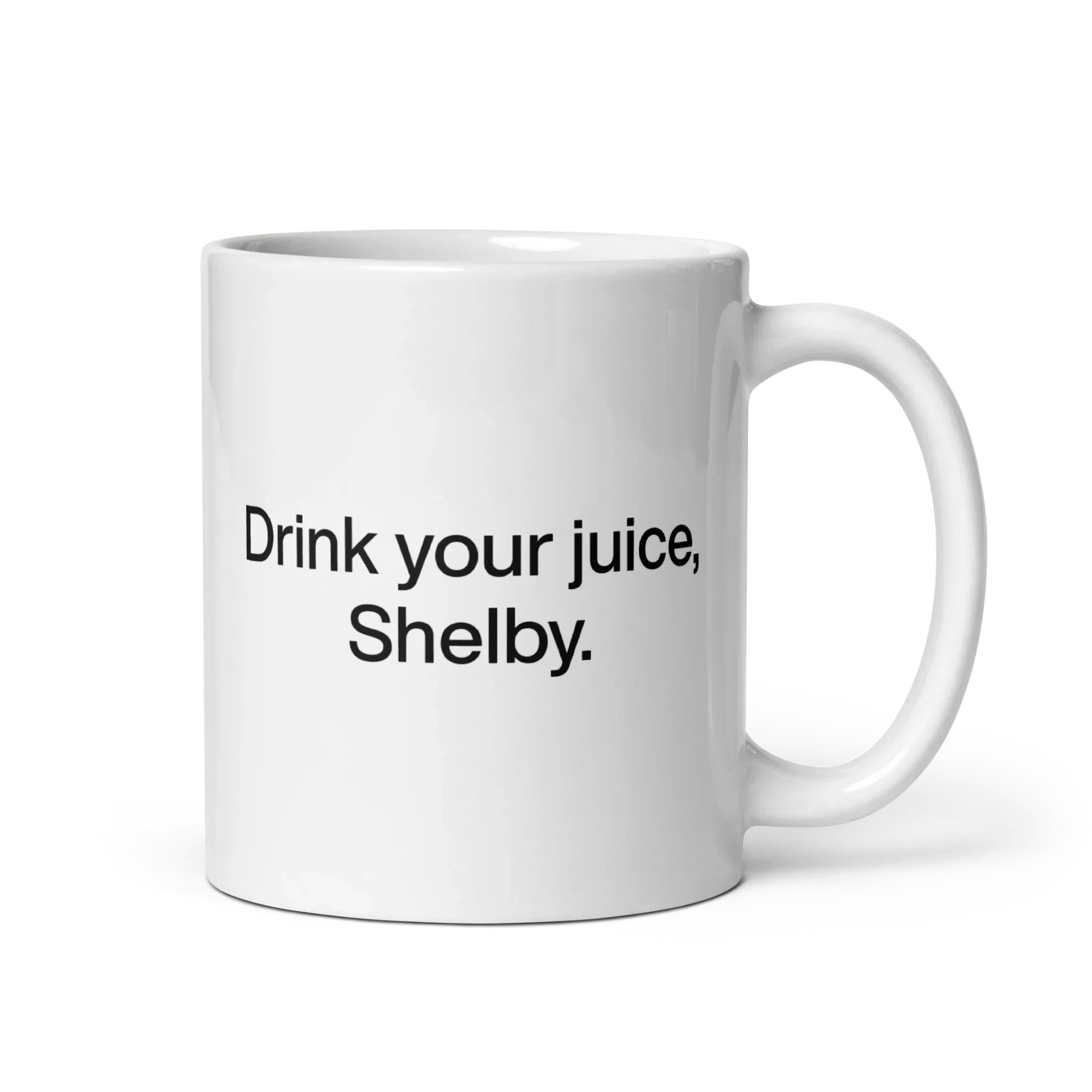 Drink Your Juice, Shelby Mug