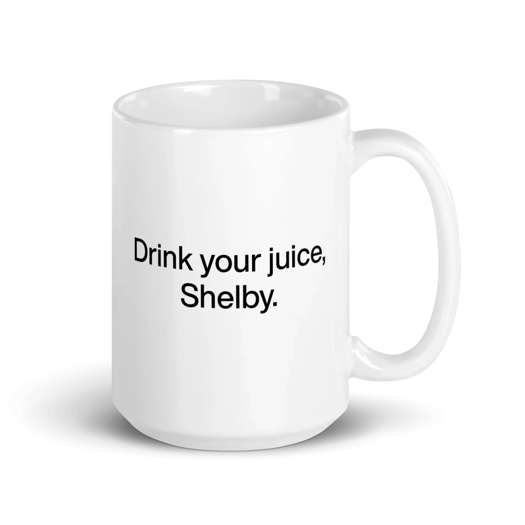 Drink Your Juice, Shelby Mug