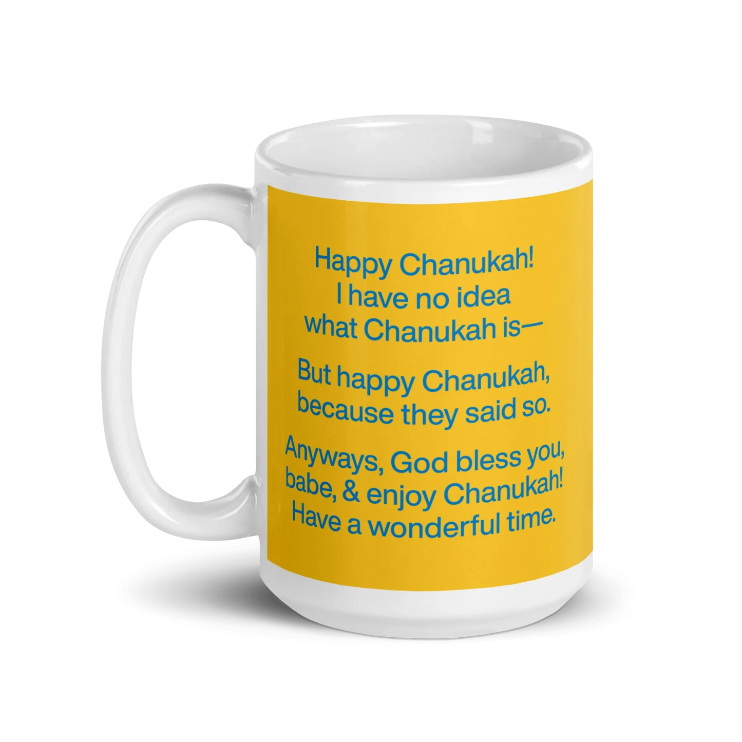 Happy Chanookah Mug — Smokey Robinson Chanukah