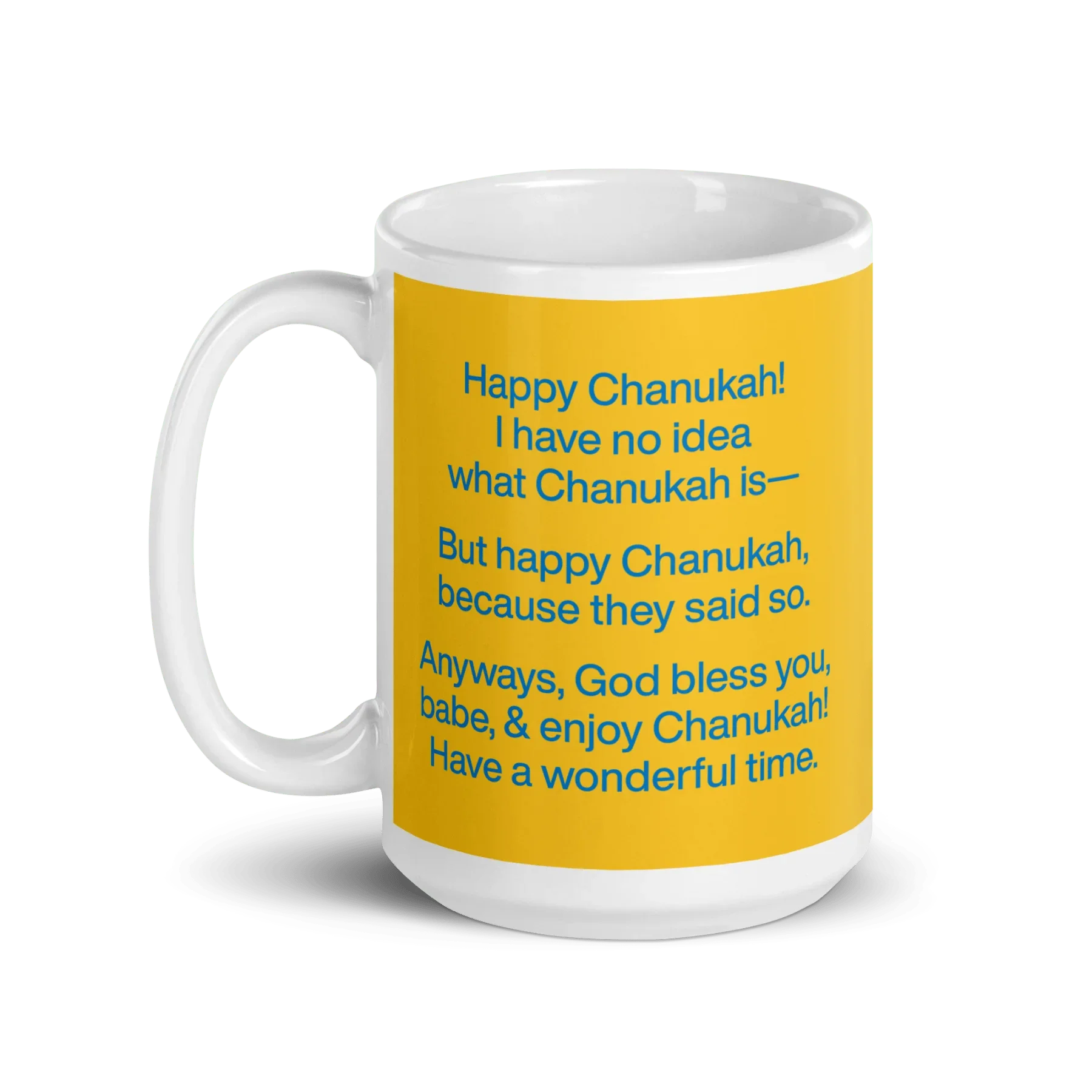 Happy Chanookah Mug — Smokey Robinson Chanukah