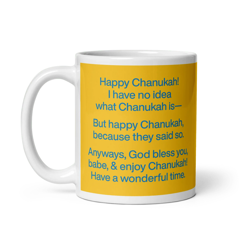 Happy Chanookah Mug — Smokey Robinson Chanukah