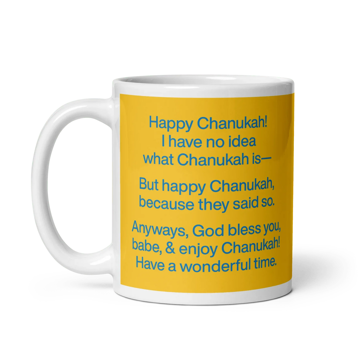 Happy Chanookah Mug — Smokey Robinson Chanukah