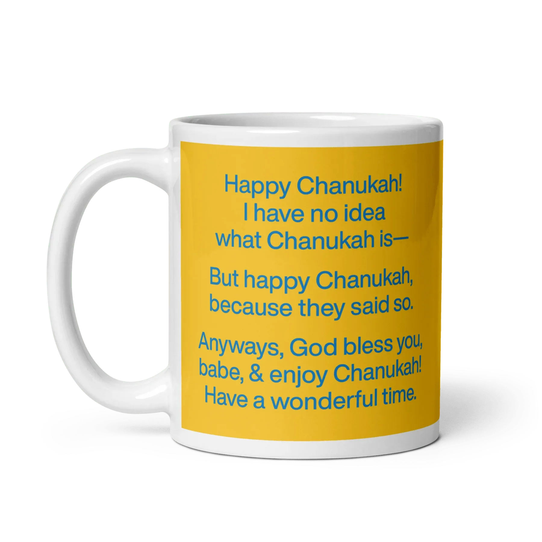Happy Chanookah Mug — Smokey Robinson Chanukah