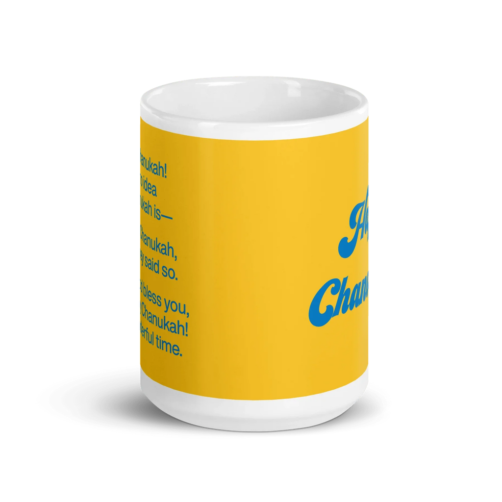 Happy Chanookah Mug — Smokey Robinson Chanukah