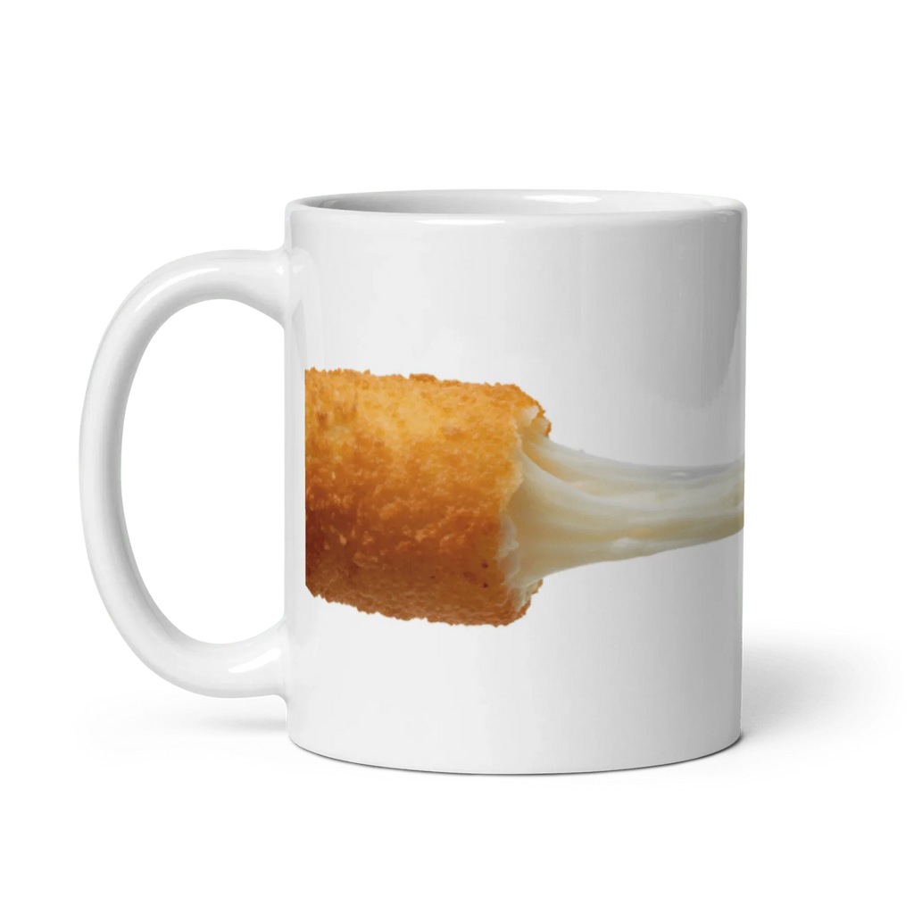 Mozzarella Stick Cheese Pull Mug