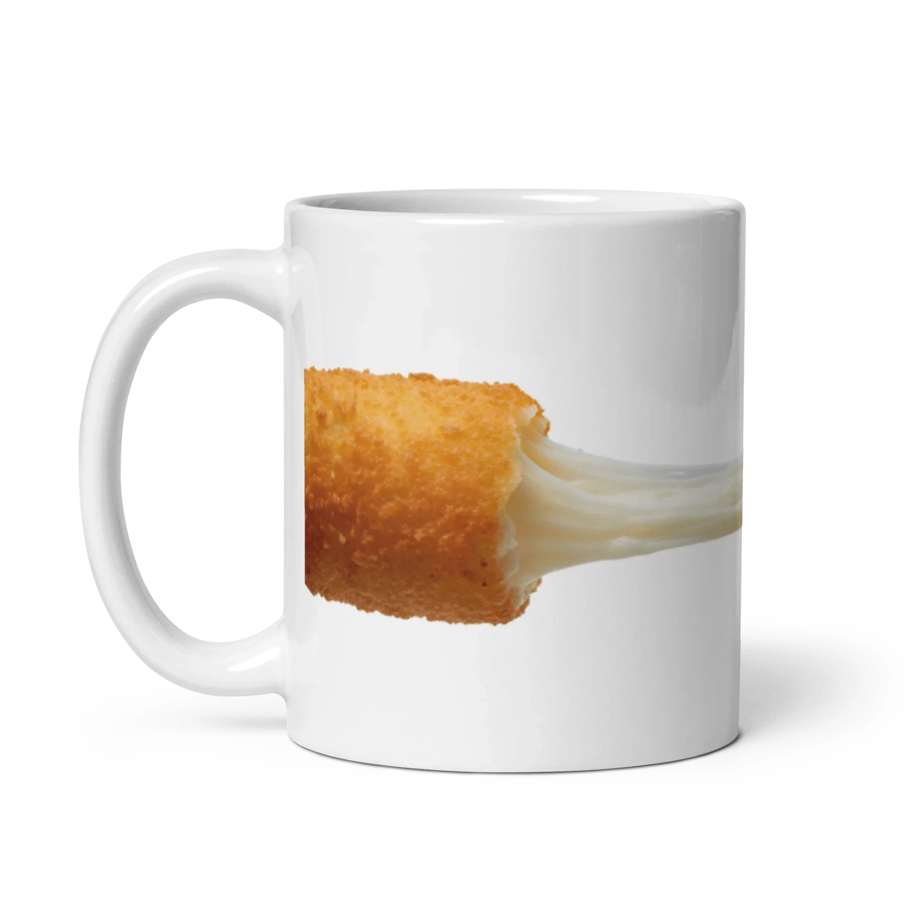 Mozzarella Stick Cheese Pull Mug