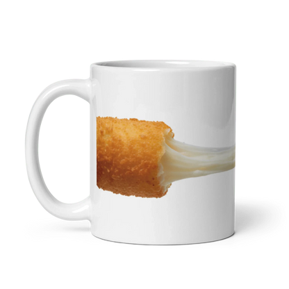 Mozzarella Stick Cheese Pull Mug
