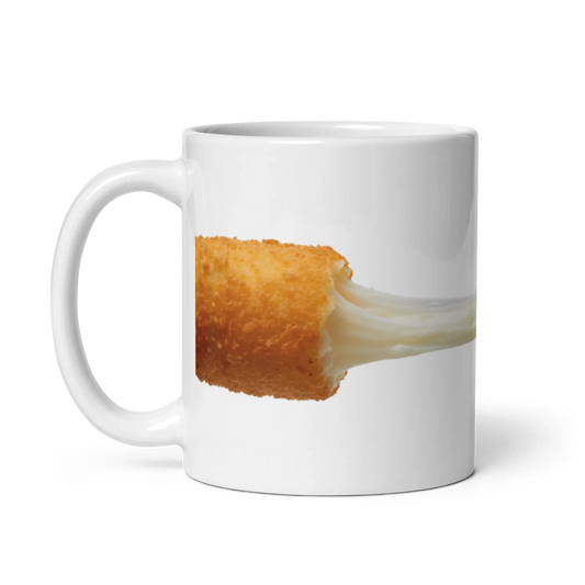 Mozzarella Stick Cheese Pull Mug