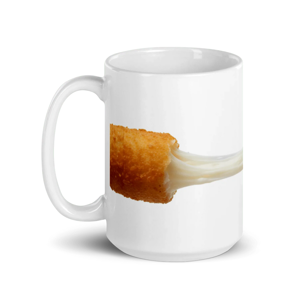 Mozzarella Stick Cheese Pull Mug