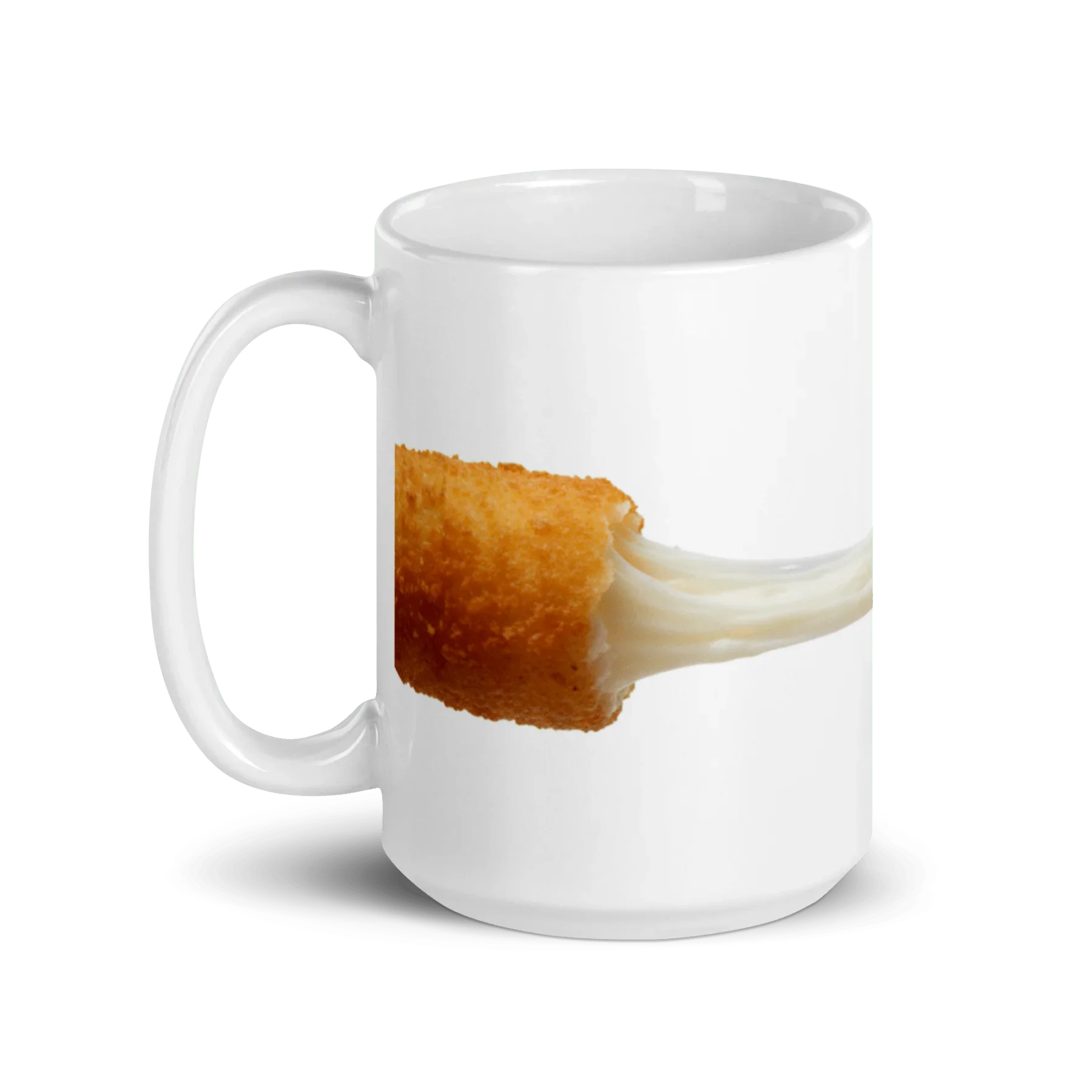 Mozzarella Stick Cheese Pull Mug