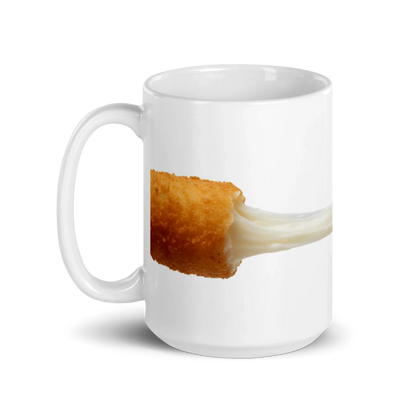 Mozzarella Stick Cheese Pull Mug