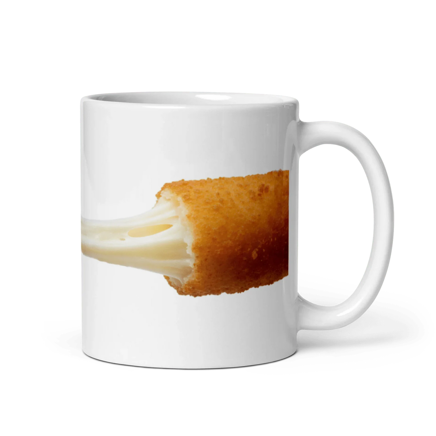 Mozzarella Stick Cheese Pull Mug