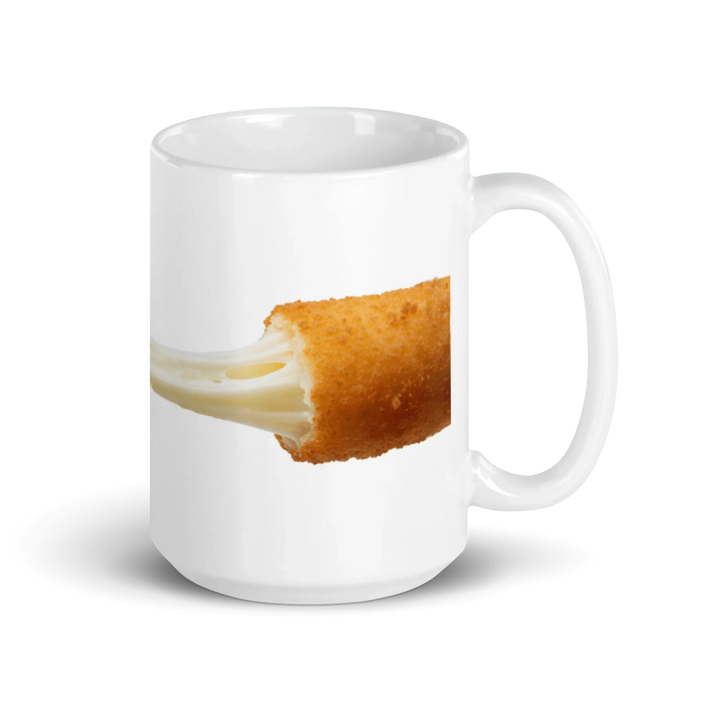 Mozzarella Stick Cheese Pull Mug