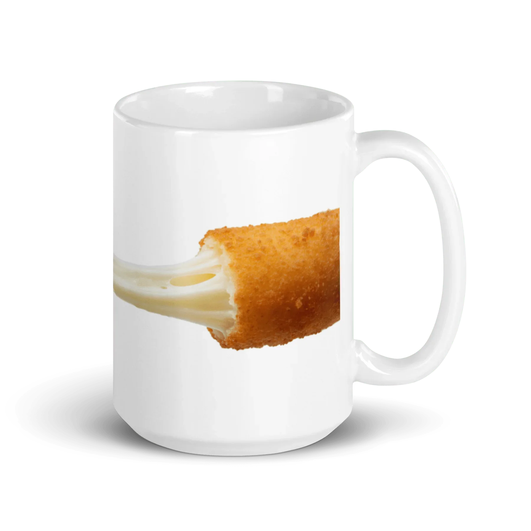 Mozzarella Stick Cheese Pull Mug