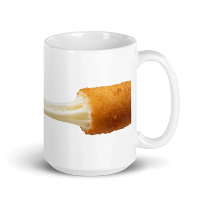 Mozzarella Stick Cheese Pull Mug
