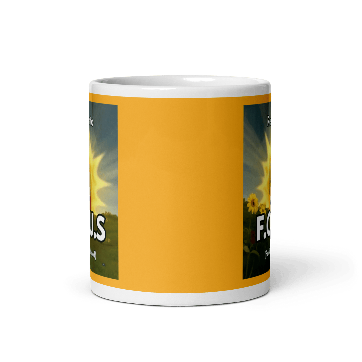 Remember to FOCUS (Fuck Off Cuz U Stupid) Mug - Polychrome Goods