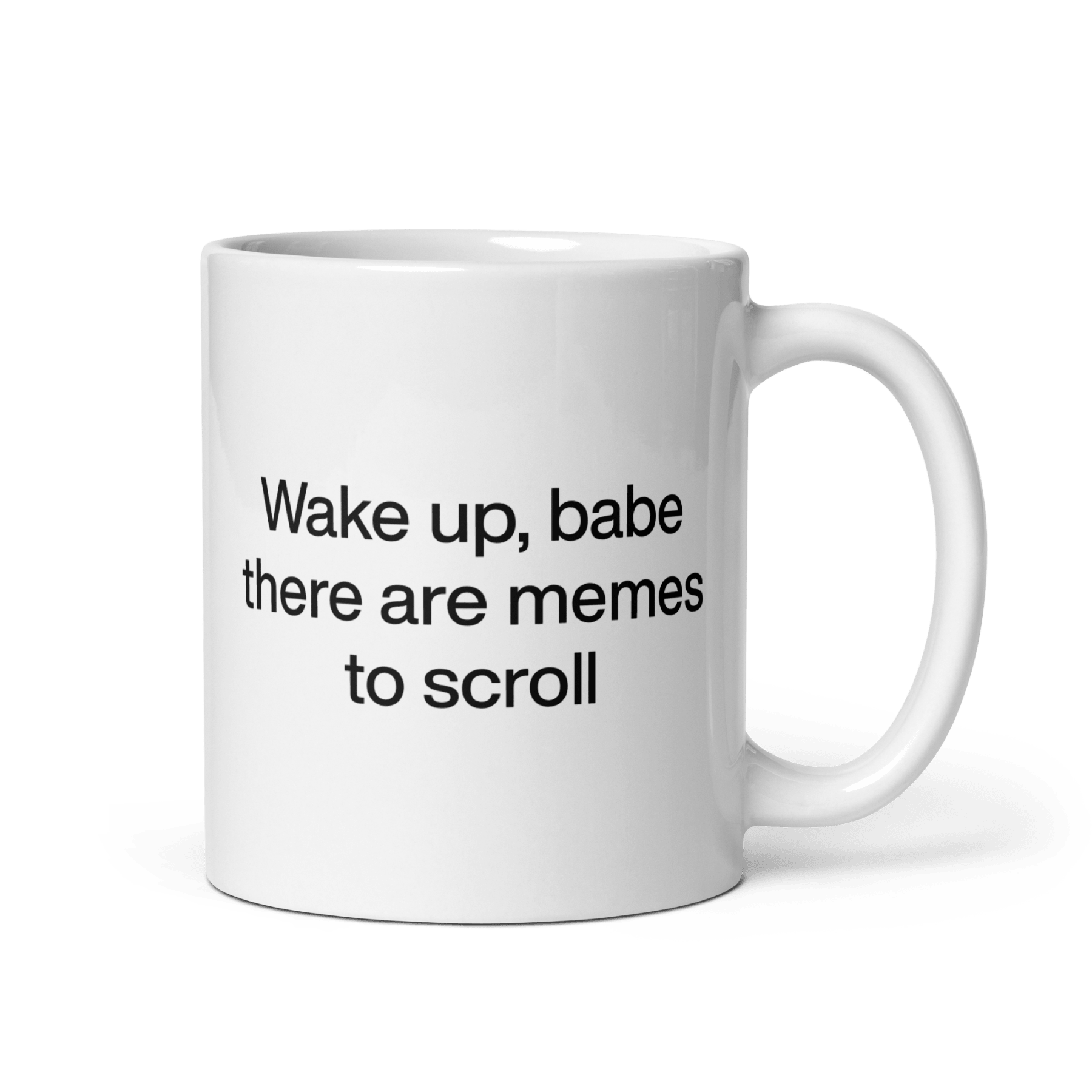 Wake Up, Babe, There Are Memes To Scroll Mug - Polychrome Goods