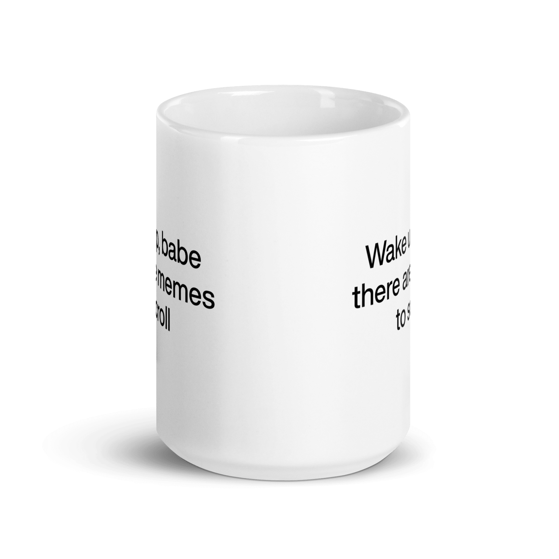Wake Up, Babe, There Are Memes To Scroll Mug - Polychrome Goods