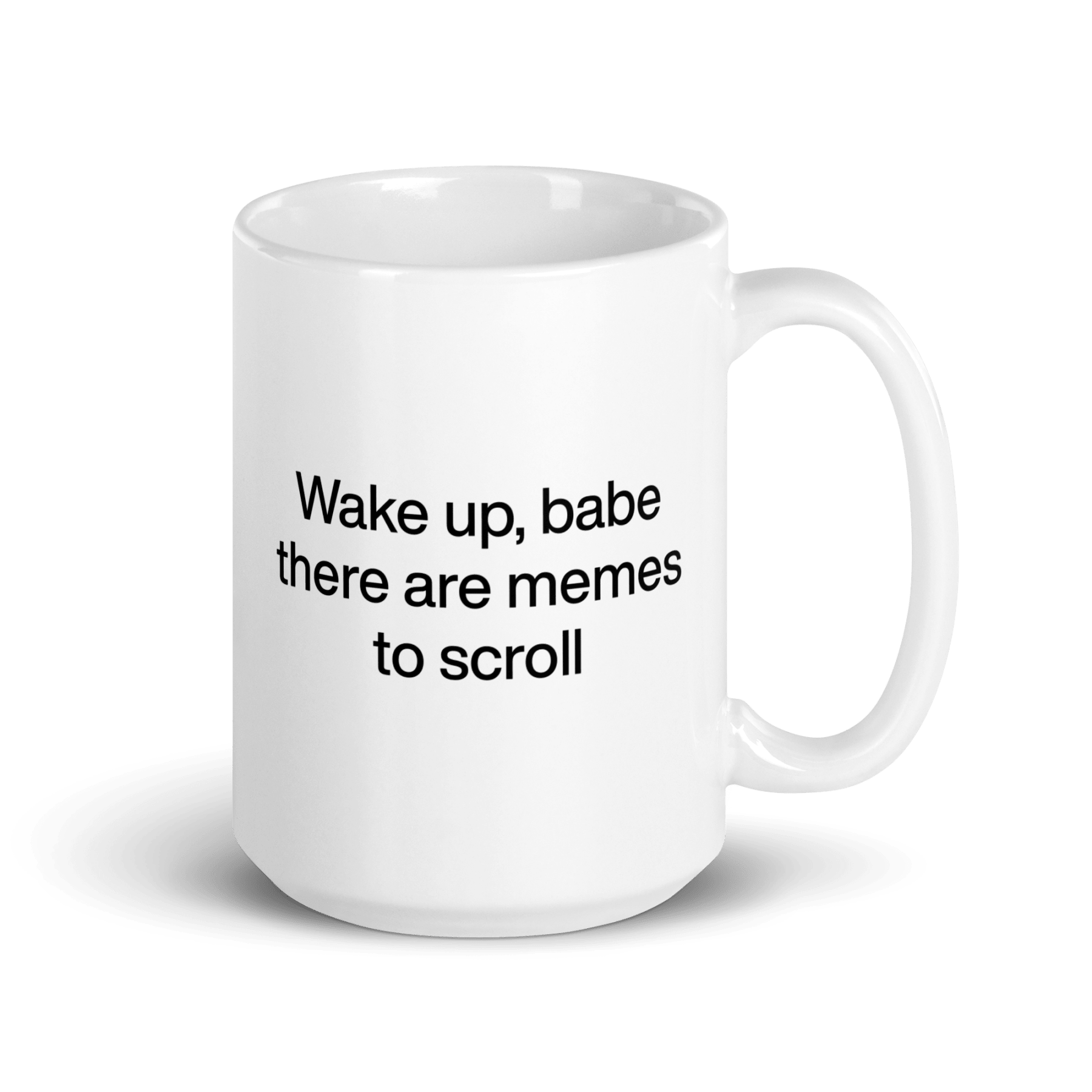 Wake Up, Babe, There Are Memes To Scroll Mug - Polychrome Goods