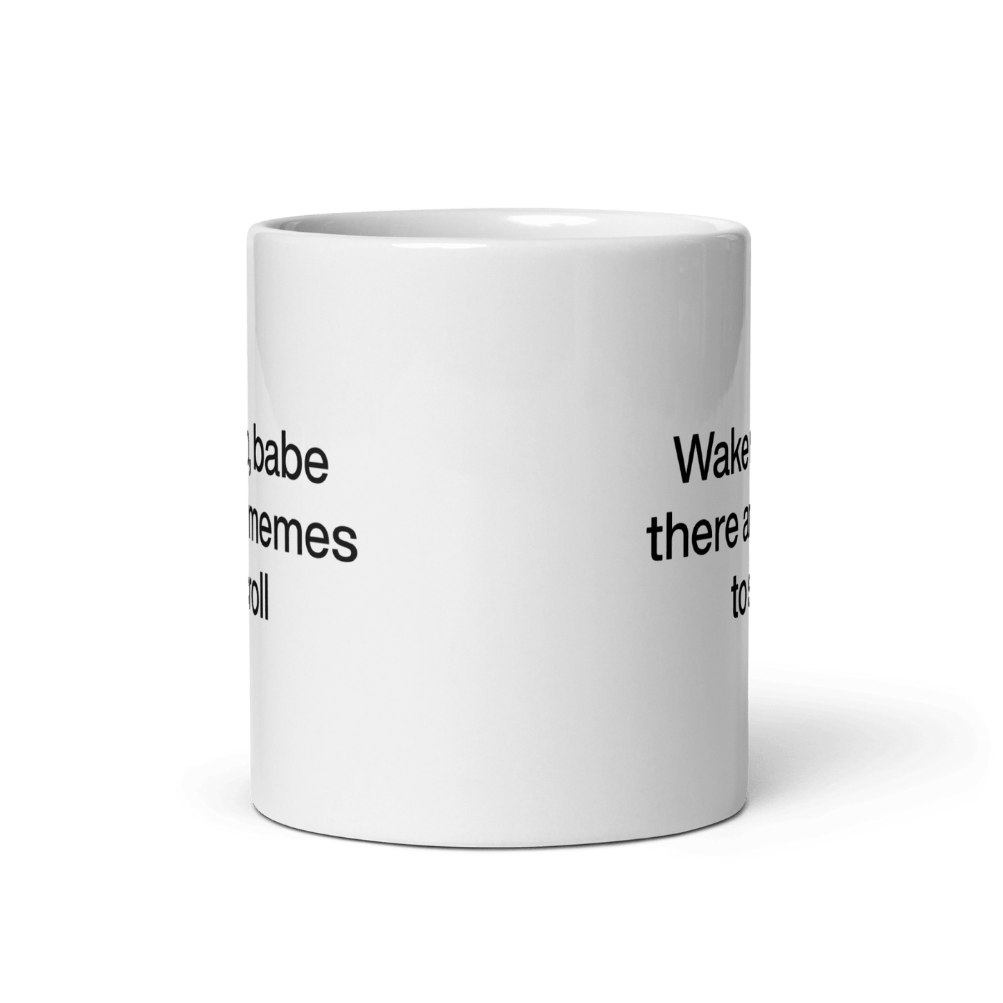Wake Up, Babe, There Are Memes To Scroll Mug - Polychrome Goods