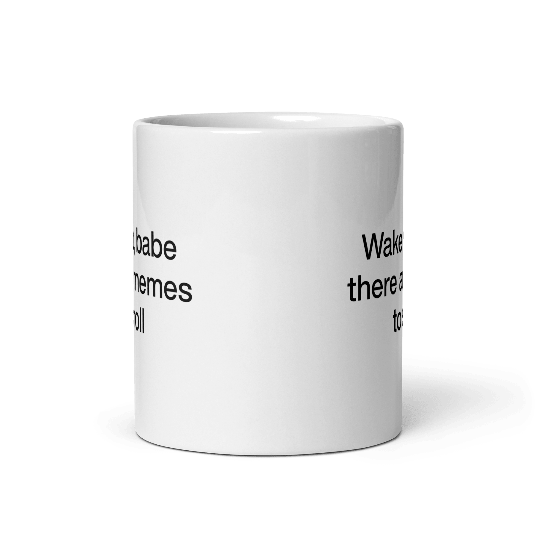 Wake Up, Babe, There Are Memes To Scroll Mug - Polychrome Goods